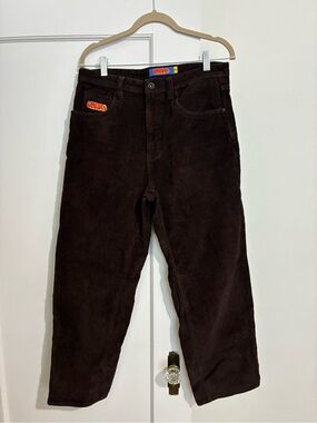 Empyre wide wale dark brown corduroys